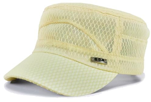 crazy bean Trucker Cap mit Netz Herren Damen Army Military Cap Einstellbar Belüftet Baseball Caps Vintage Basecap Kappe Hut Sommermütze Golf Tennis Visor Mütze,Khaki