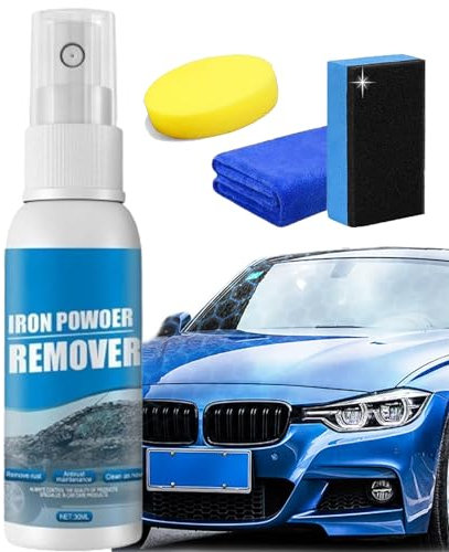Orblumi - Rust Varnish Magic Spray, Ouhoe Iron Powder Remover, Multi Purpose Rust Remover Spray, Car Rust Removal Spray Easily Remove All Kinds of Stains (30ml, 1pc)