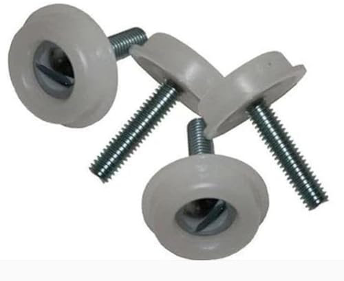 Sleep Factorys Headboard Bolts M8 Screws Pair with Plastic Washers for Divan Bed (4 X Bolts and Washers)