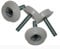 Sleep Factorys Headboard Bolts M8 Screws Pair with Plastic Washers for Divan Bed (4 X Bolts and Washers)