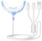 FiTspi Zahnaufhellung Beschleunigungslicht, 16 blaue LED Licht Mundpflege Tablett, Tragbare Whitening Enhancement Lampe Gel Kaltlicht Zahnvergilbung Entfernung Kompatibel mit iOS/Android/USB
