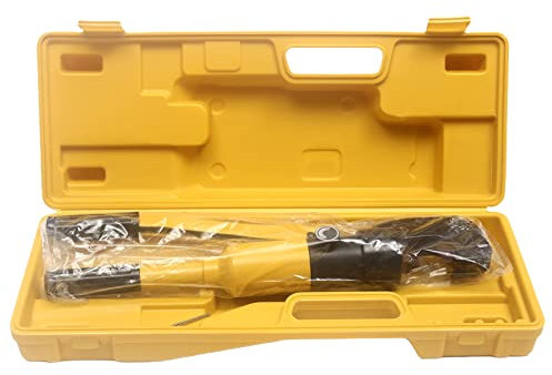 8T Hydraulischer Bewehrungsstahlschneider – Hydraulisches Plis-Hochleistungswerkzeug zum Schneiden von Stahlbolzen. Professionelles Hand-Crimpwerkzeug mit rutschfestem Griff und Koffer. Ratschen-Cri