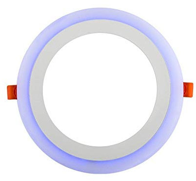 Einbau-LED-Einbauleuchte, Ersatz-Nachrüst-Downlight, Tageslicht-Schirmverkleidung (Nicht dimmbar), Deckenleuchte für Küche, Garage, satiniertes Nickel, Aluminiumdruckguss, feuerfest, Badezimmer, rund