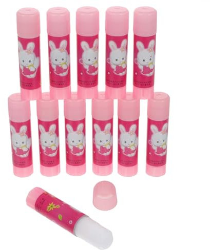 Angoily 16pcs Glue Sticks Solid Glue Sticks Gluesticks Student Stationery Fixing White