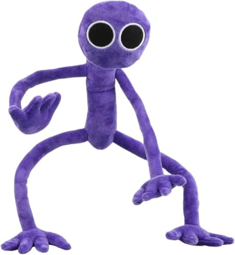 Rainbow Friends Giocattoli di Peluche Nuovi Giochi Bambola di pezza Carina Il miglior Regalo per Ragazzi e Ragazze per Il Ringraziamento di Halloween e Gli Amanti del Gioco (Viola)