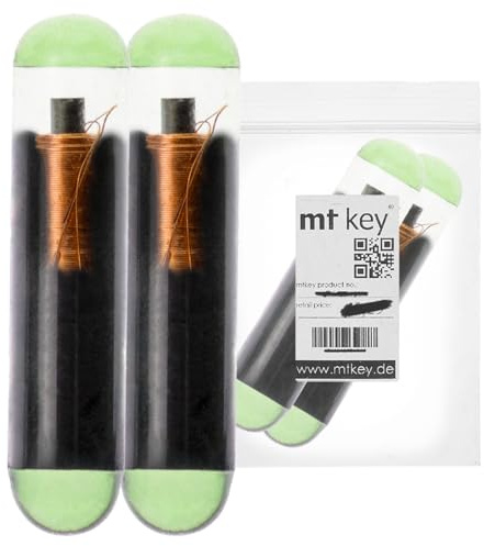 2X Auto Schlüssel Transponder Wegfahrsperre MEGAMOS Crypto/Typ: ID48 / Material: Glas/programmierbar (zB f. VAG, Honda, FIAT, Iveco, Chevrolet)