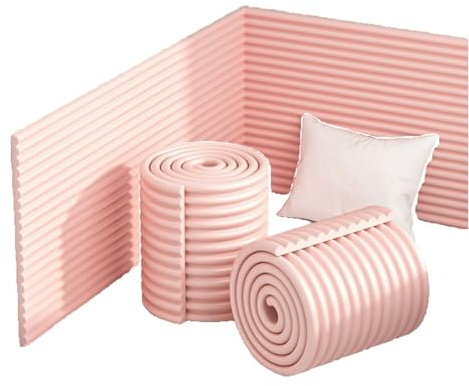 EdgeCorner Protectors， Extra Wide Fireplace Hearth Guard Edge .ion Cushion Multicolor 200x20cm(Pink)