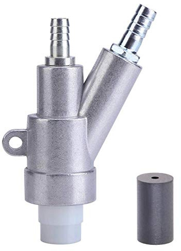 Jewboer Air Sandblaster Sand Blasting Gun for Rust Dust Remove Sand Blaster Air Tool with Boron Carbide Nozzle (8MM)