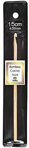Tulip KNH060375 Crochet Hook, Bambus, Beige, 3,75 mm