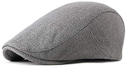 Amorar Schirmmütze Herren Schiebermütze Flatcap Newsboy Cap Baskenmütze Barett Cap aus Baumwolle Schlägermütze Für Frühling und Herbst