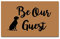 Shinewe Fußmatte mit Aufschrift „Be Our Guest Door“, lustige Matten (45,7 x 76,2 cm), Vliesstoff mit Rutschfester Rückseite aus Gummi