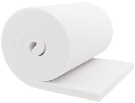 GoTo Foam 2.54 cm dimensionen x 60.96 cm utsträckt x 182.88 cm lång 36ILD (halvfast) Beklädnad