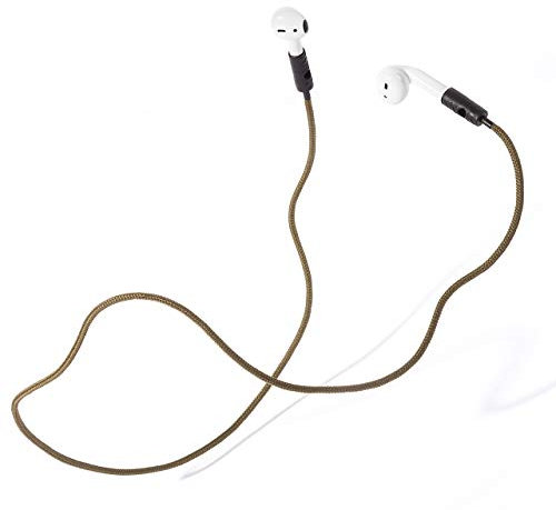 KNOK AirPods Strap Halteband Halter Kompatibel mit Apple AirPods 1, AirPods 2, AirPods Pro - AirPods Band AirPods Halterung Magnetisch Band in Olive