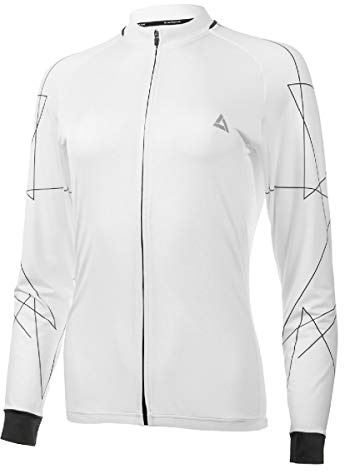 Airtracks Funktions Fahrradtrikot Langarm Pro Line - weiß - XXL