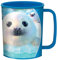 3D LiveLife Drinking Cup - Seal Pups from Deluxebase. 3D Lenticular Cute Plastic Cup. 300ml Plastic Cups for Kids with Original Artwork Licensed from Renowned Artist, David Penfound
