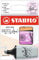 STABILO - Textmarker - BOSS MINI Pastellove 2.0-3er Pack - seidengrau, frische Fuchsie, sanftes Orange