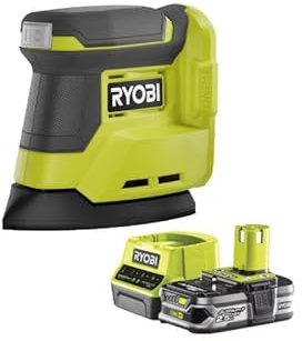 Pack RYOBI Ponceuse triangulaire 18V One+ RPS18-0 - 1 Batterie 2.5Ah - 1 Chargeur rapide RC18120-125