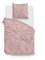 Heckett Lane ZO Home Satin Bettwäsche Paisley DI LINO, 100% Baumwolle, Verschiedene Größen, Shell Nude, Größe:135x200 cm + 80x80 cm