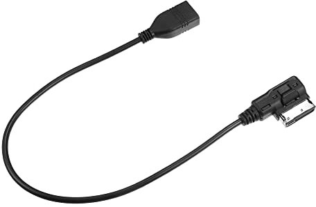 X AUTOHAUX Bluetooth Adapter Auto Drahtlos AUX Kabel Audio Radio Musik Schnittstelle Adapter für Audi A3 A4L A5 A6L A8 Q5 Q7 R8 TT AMI MDI ABS Schwarz