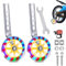 Sunshine smile Stützräder,Fahrrad Stützräder für Kinder,Stützräder für Kinderfahrrad,Hilfsräder für Kinderfahrrad,Bike Training Räder,Kinderfahrrad Stützräder,Universal Kinder Stützräder-Gelb-B