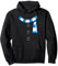 Schneemann Schal und Knöpfe Schneemann Kostüm Winterzeit Pullover Hoodie
