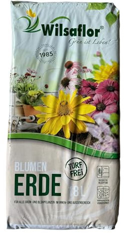 JSM - Wilsaflor® Torffreie Blumenerde 2 x 18 L