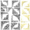 craspire Filmrahmen, Transparenter Gummistempel, Vintage-Rahmen, Pinsel, Wiederverwendbar, Hintergrund, Poststempel, Transparente Silikon-Stempelsiegel Für Journaling, Kartenherstellung, DIY