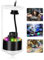 GOMETY Ultraschall Vernebler, Nebler Ultraschall Vernebler, 12 LED Three Color Gradient Atomizer, Mist Maker Wassernebler Fogger mit Abnehmbarem Spritzschutz für Springbrunnen, Teich, Nebel