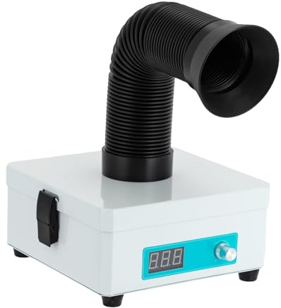 3-Filterschichten Lötrauchabsaugung, 15W Absauger Luftfilter Industrie Rauchabzugsfilter für Kleine Lötstation 18.5 * 18.5 * 8.8cm