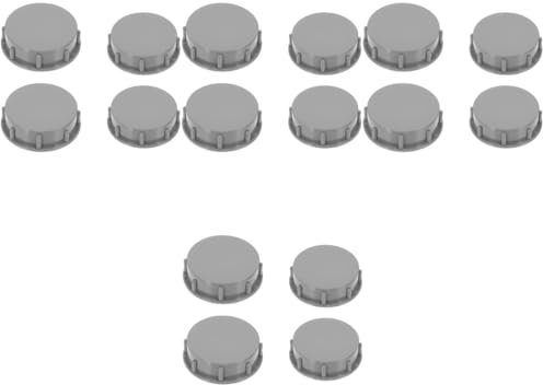 Housoutil 4 Sätze Kanalstopfen-set Trockenbau Korb Abflussfilter Für Spülbecken Schutz Rohrverschlusskappe Abflussrohr-stopfen Abflussrohrkappen Abdeckungen Für Abflussrohre Grey 4 Stück * 4