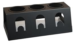 Moon Home Flaschenhalter aus Metall, Abtropfschale aus PP-Kunststoff, passend für versch. Flaschen und Wassersprudler u.a. Soda Stream, herausnehmbare Abtropfwanne, Deckel- und Abtropfhalter