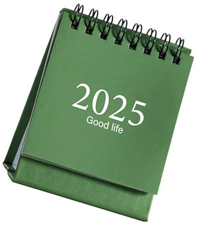 Kleiner Schreibtisch-Kalender 2025 Monatskalender 2024–2025 für Büro