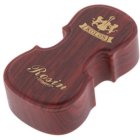Gazechimp Kolophonium Rosin für Geigenbögen Violine, Viola und Cello musikalisches Saiteninstrument - Gelb / Rot / Weinrot - Rot