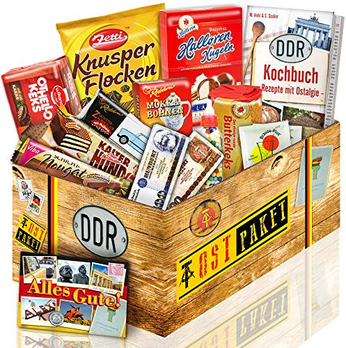 Süßes Ostpaket - DDR Waren - Geschenkset zum Geburtstag für Frauen