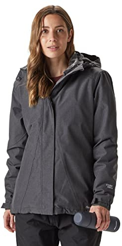 Peter Storm Women’s Husky Waterproof Jacket with Adjustable Hood & Faux Fur Lining, Insulated, Breathable & Warm Raincoat, Ideal for Commuting, Walking, Hiking & Outdoor Recreation, 3000mm HH