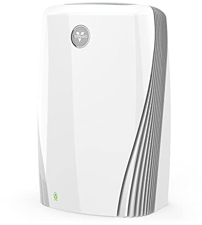 Vornado PCO575DC Air Purifier with True HEPA and Carbon Filtration to Capture Allergens, Smoke, Odors, and Patented Silverscreen Technology Attacks Viruses, Whole Room, White