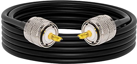 YILIANDUO Adaptador Coaxial SMA a UHF PL259 RF - Conector Macho/Hembra para Antena CB Radio y Walkie Talkie - Kit de 2 Unidades
