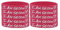 I Am Second Classic Silikon-Armbänder für Erwachsene, rose, 10er-Pack