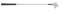 ARBO-INOX - Reitgerte - Einhorn - Glitzer - rosa Herzen - Weiss - 65cm (Weiss)