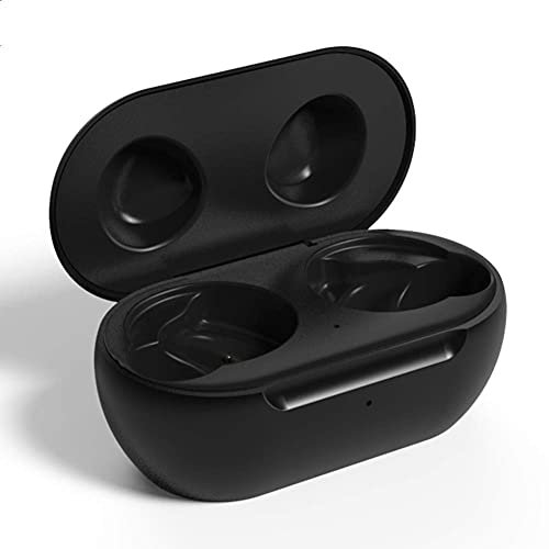 leChivée Custodia di Ricarica Wireless di Ricambio Compatibile con Samsung Galaxy Buds e Samsung Galaxy Buds + Plus, Custodia Protettiva di Ricambio per Samsung Galaxy Buds e Buds + Plus (Nero)
