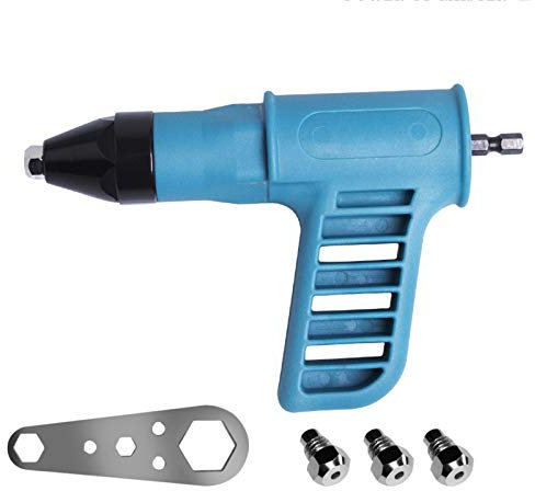 Nietzangen-Blindnietadapter, Nietaufsatz Für Akkuschrauber Und Bohrmaschinen, Langlebiger Nietpistolen-Adapter, Bohrer in Nietpistoleneinsatzmutter-Werkzeug Umwandeln