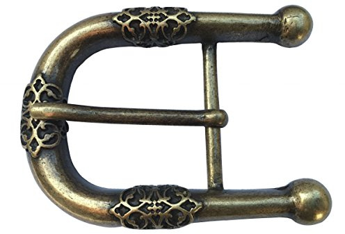 BELTINGER Gürtelschnalle Rauten 4,0 cm | Buckle Wechselschließe Gürtelschließe 40mm Massiv | Für die Tracht