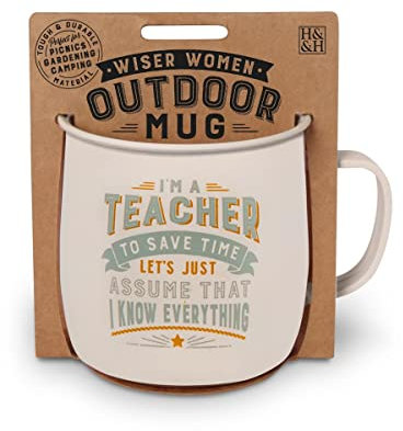 History & Heraldry Personalised Outdoor Mug (Teacher)