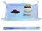 Azureblue Umtopfmatte für Zimmerpflanzen, schillernde Pflanzmatte, wasserdicht, Umtopfschale, Gartenarbeit, Geschenke, Matte, Kakteen, Sukkulenten, Orchideen, Blumenerde, Mischung, Unordnung, 65 cm,