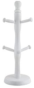 Acense Mug Tree Cup Holder Kitchen Mug Holder for Coffee Mugs & Tea Cups (White)