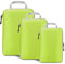 AUXDIQ Koffer Organizer Set 3 Stück Kofferorganizer Reise Kleidertaschen Packtaschen Reisegepäck Wasserdichte Packing Cubes Packwürfel Set mit Kompression