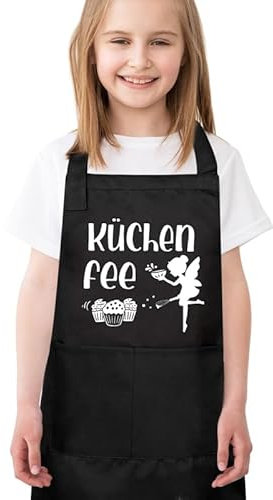 Camptrip Kochschürze Kinder, Grillschürze Jungen, Malkittel für Jungen und Mädchen Beim Kochen, Malen, Grillen