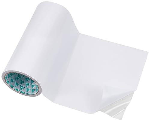 BENECREAT 5m Adhesive Patch Heat Melt Fabric, 20cm Wide Iron on Adhesive Patch Double Sided for Badge Peel and Stick Pants, Backpack, Clothes, Curtains