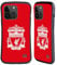 Head Case Designs Officially Licensed Liverpool Football Club Red 2 Crest 1 Hybrid Case Compatible With Apple iPhone 15 Pro Max