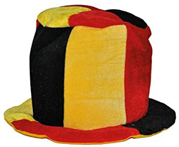 Belgischer Fan-Zylinder - Schwarz